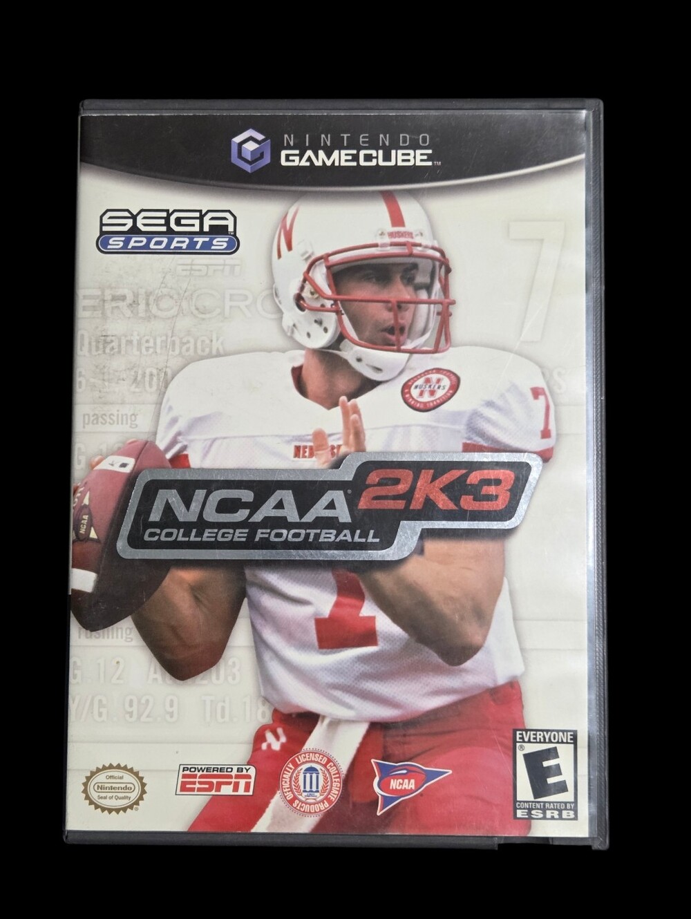 NCAA College Football 2K3 Nintendo Game Cube Sega Sports Disc Case Booklet USA